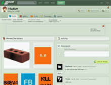 Tablet Screenshot of i-radium.deviantart.com