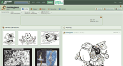 Desktop Screenshot of monkeypress.deviantart.com