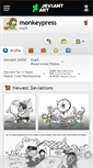 Mobile Screenshot of monkeypress.deviantart.com