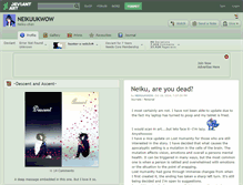 Tablet Screenshot of neikuukwow.deviantart.com