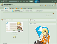 Tablet Screenshot of aph-antartica.deviantart.com