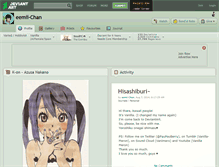 Tablet Screenshot of eemii-chan.deviantart.com