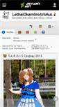 Mobile Screenshot of lethalokamiireanimus.deviantart.com
