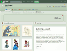 Tablet Screenshot of navajo-girl.deviantart.com