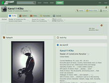 Tablet Screenshot of kawa11-n3ko.deviantart.com