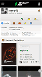 Mobile Screenshot of mere-lj.deviantart.com