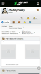 Mobile Screenshot of chubbyhusky.deviantart.com