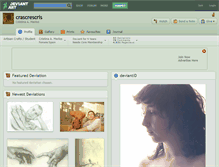 Tablet Screenshot of crascrescris.deviantart.com