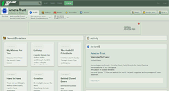 Desktop Screenshot of amena-trust.deviantart.com