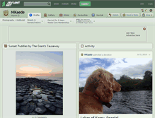 Tablet Screenshot of nikaede.deviantart.com