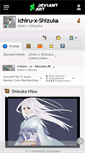 Mobile Screenshot of ichiru-x-shizuka.deviantart.com