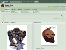 Tablet Screenshot of karate-chop.deviantart.com