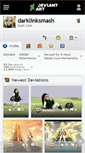 Mobile Screenshot of darklinksmash.deviantart.com