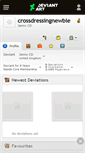 Mobile Screenshot of crossdressingnewbie.deviantart.com