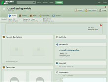 Tablet Screenshot of crossdressingnewbie.deviantart.com