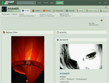 Tablet Screenshot of kricket05.deviantart.com