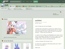 Tablet Screenshot of kiotii.deviantart.com