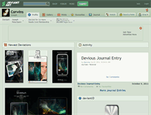 Tablet Screenshot of corwins.deviantart.com
