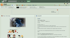 Desktop Screenshot of drytil.deviantart.com