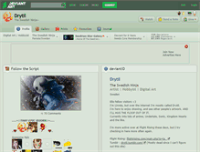 Tablet Screenshot of drytil.deviantart.com