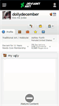 Mobile Screenshot of dollydecember.deviantart.com