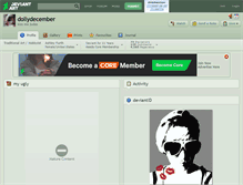 Tablet Screenshot of dollydecember.deviantart.com