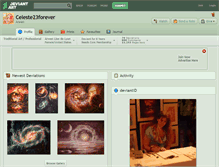 Tablet Screenshot of celeste23forever.deviantart.com