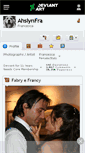 Mobile Screenshot of ahslynfra.deviantart.com
