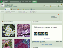 Tablet Screenshot of contaminatie.deviantart.com