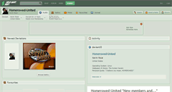 Desktop Screenshot of homerowed-united.deviantart.com