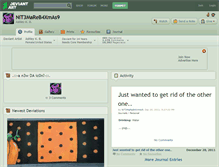 Tablet Screenshot of nit3mareb4xmas9.deviantart.com