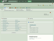 Tablet Screenshot of indodreamin.deviantart.com