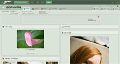 Desktop Screenshot of christinephotog.deviantart.com