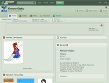 Tablet Screenshot of kimono-otaku.deviantart.com