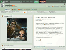 Tablet Screenshot of loopydave.deviantart.com