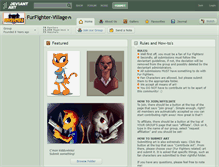 Tablet Screenshot of furfighter-village.deviantart.com