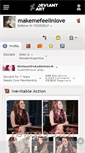 Mobile Screenshot of makemefeelinlove.deviantart.com