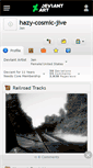 Mobile Screenshot of hazy-cosmic-jive.deviantart.com