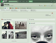 Tablet Screenshot of ndelong.deviantart.com