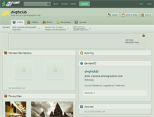 Tablet Screenshot of dwphclub.deviantart.com