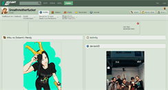 Desktop Screenshot of greathmotherfucker.deviantart.com