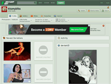 Tablet Screenshot of kissmybliss.deviantart.com