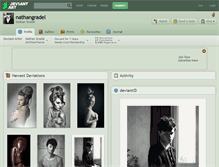 Tablet Screenshot of nathangradel.deviantart.com