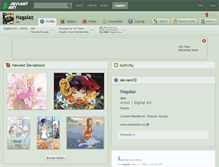 Tablet Screenshot of hagalaz.deviantart.com