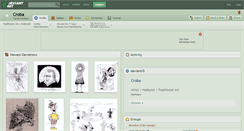 Desktop Screenshot of croba.deviantart.com