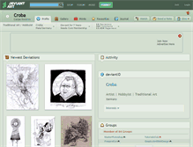 Tablet Screenshot of croba.deviantart.com