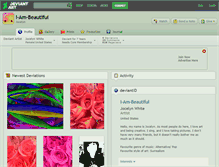 Tablet Screenshot of i-am-beautiful.deviantart.com
