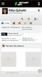 Mobile Screenshot of kitty-quixotic.deviantart.com