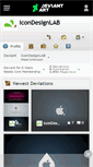 Mobile Screenshot of icondesignlab.deviantart.com
