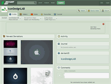 Tablet Screenshot of icondesignlab.deviantart.com